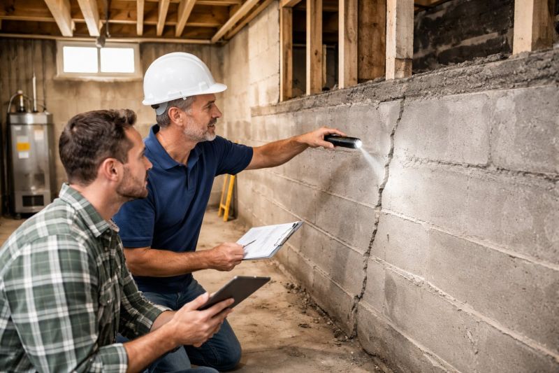 Basement Crack Repair in Fairfax County, VA