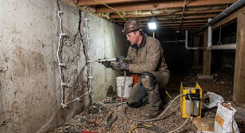 Basement Foundation Repair in Burtonsville, MD