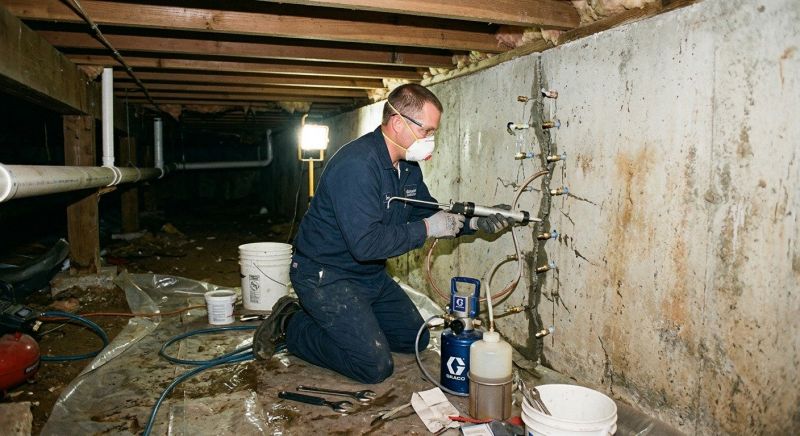 Basement Foundation Repair in Charles County, MD