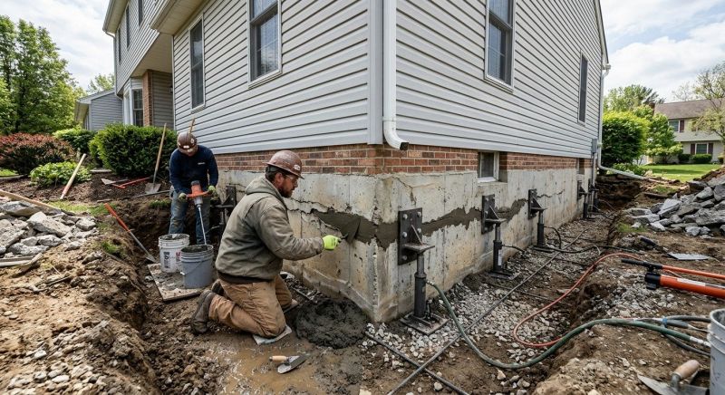 Basement Foundation Repair in Clinton, MD