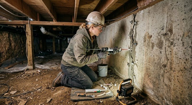 Basement Foundation Repair in Reston, VA