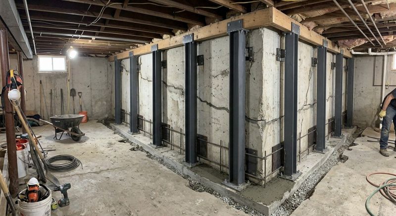 Basement Stabilization in Fairfax County, VA