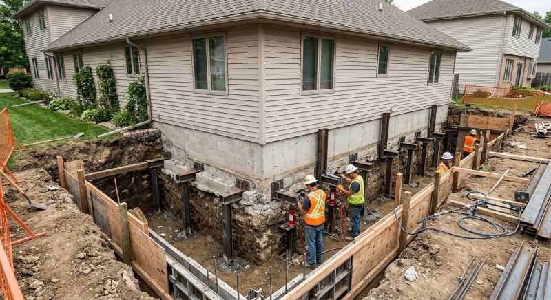 Basement Underpinning in Fairfax County, VA