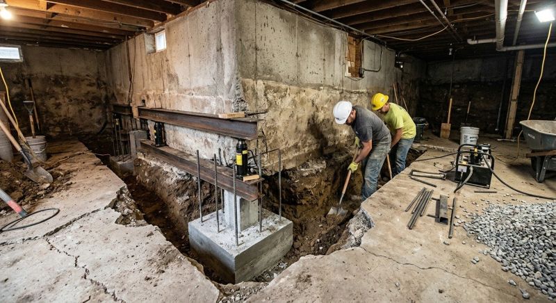 Basement Underpinning in Fairfax County, VA