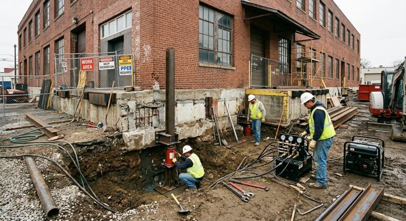 Building Foundation Repair in Chantilly, VA