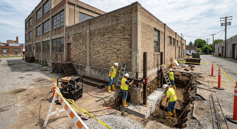Building Foundation Repair in Chantilly, VA