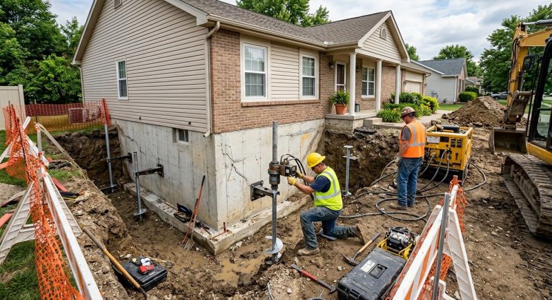 Building Foundation Repair in Germantown, MD