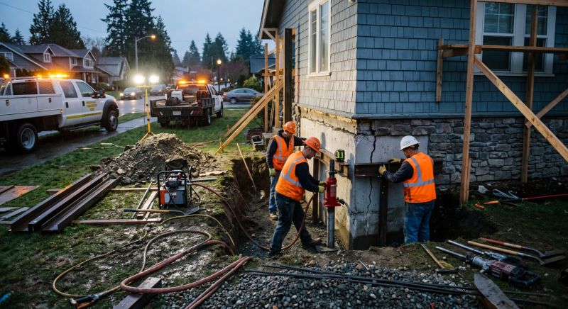 Building Foundation Repair in Fairfax County, VA
