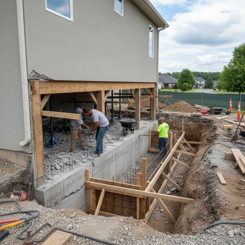 Building Foundation Repair in Loudoun County, VA