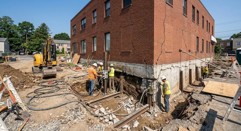 Building Foundation Repair in Vienna, VA