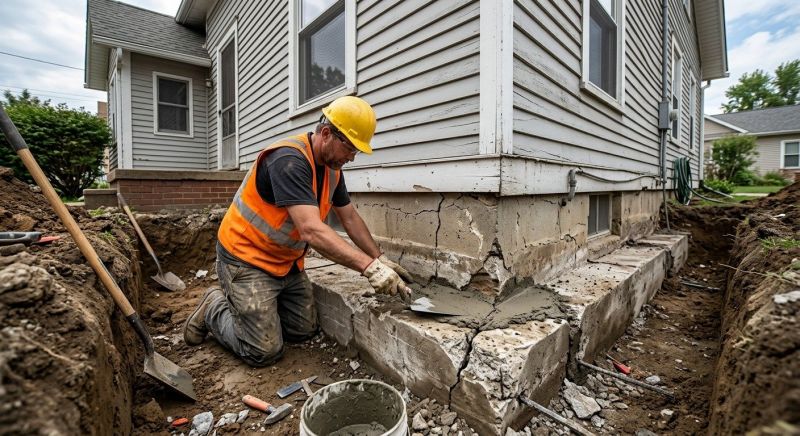 Concrete Foundation Repair in Sandy Spring, MD