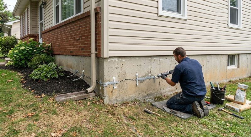 Cracked Foundation Repair in Fairfax County, VA