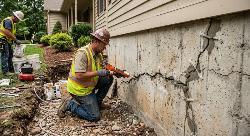 Cracked Foundation Repair in Mc Lean, VA