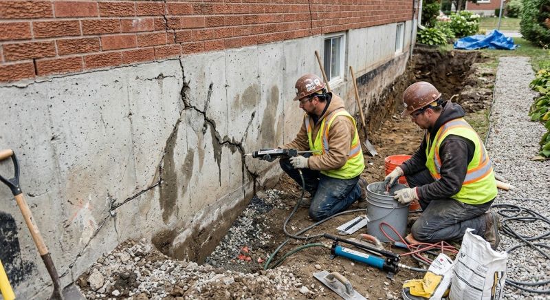 Cracked Foundation Repair in Mc Lean, VA