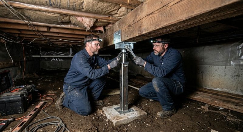 Crawl Space Leveling in Fairfax County, VA