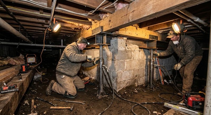 Crawlspace Foundation Repair in Chantilly, VA