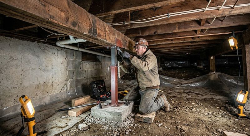 Crawlspace Foundation Repair in Poolesville, MD