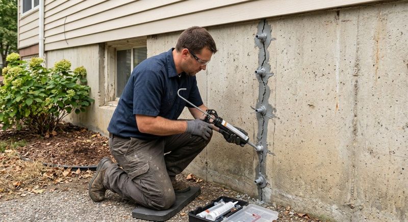 Foundation Crack Sealing in Fairfax County, VA