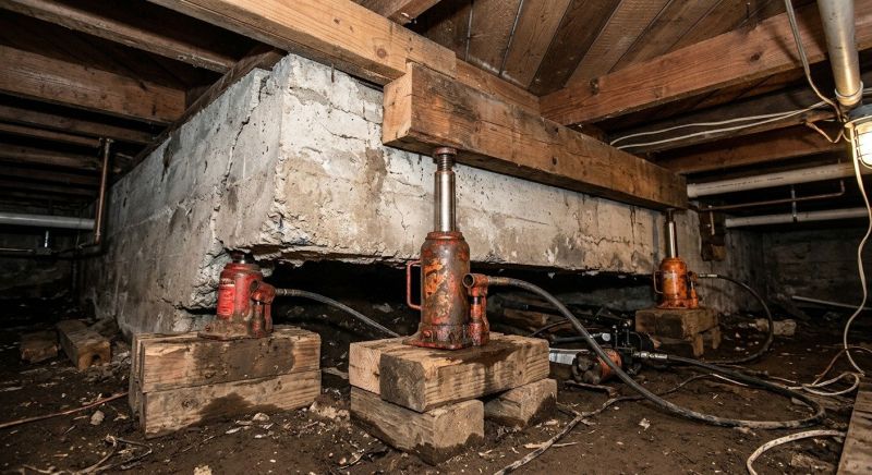 Foundation Jacking in Falls Church, VA