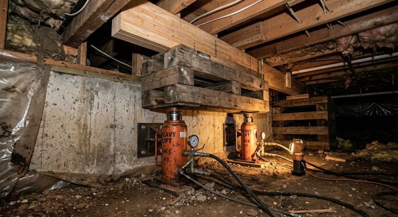 Foundation Jacking in Gainesville, VA