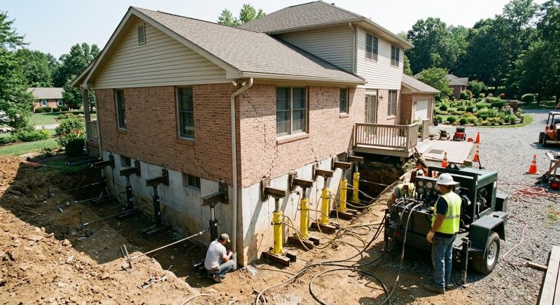 Foundation Jacking in Montgomery County, MD