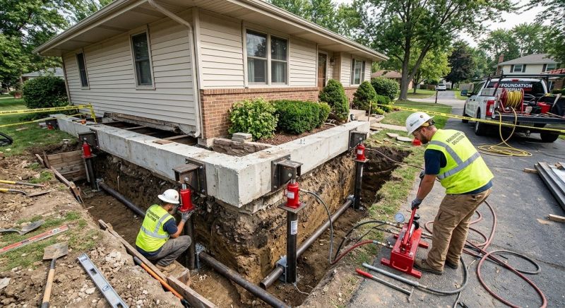 Foundation Jacking in Vienna, VA