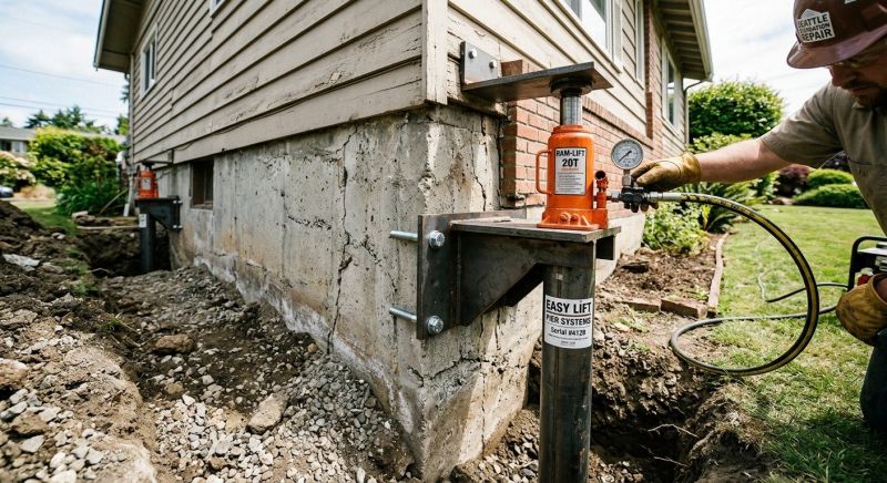 Foundation Lifting in Chantilly, VA