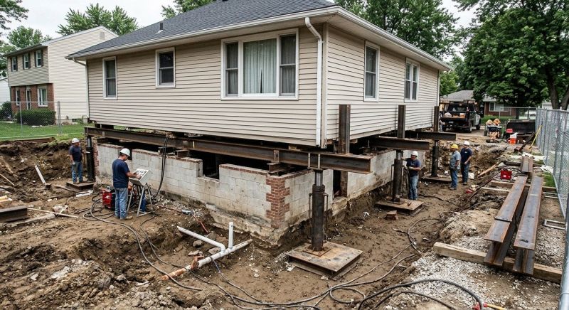 Foundation Lifting in Prince William County, VA