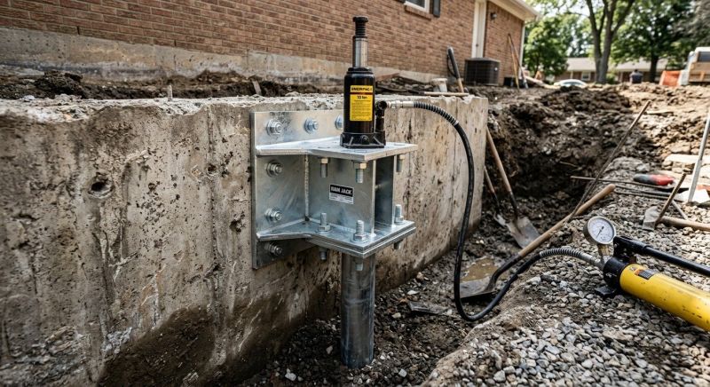 Foundation Pier Leveling in Fairfax County, VA