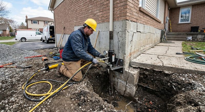 Foundation Settlement Repair in Fairfax County, VA