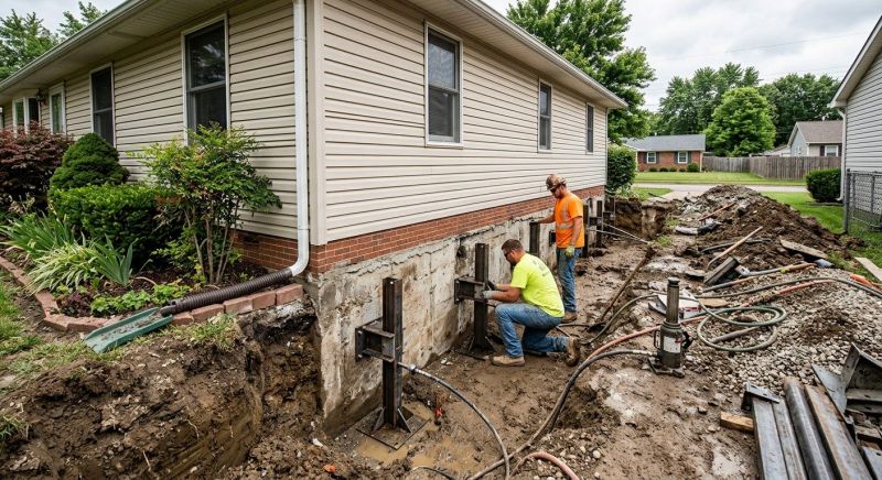 Foundation Stabilizing in Dumfries, VA