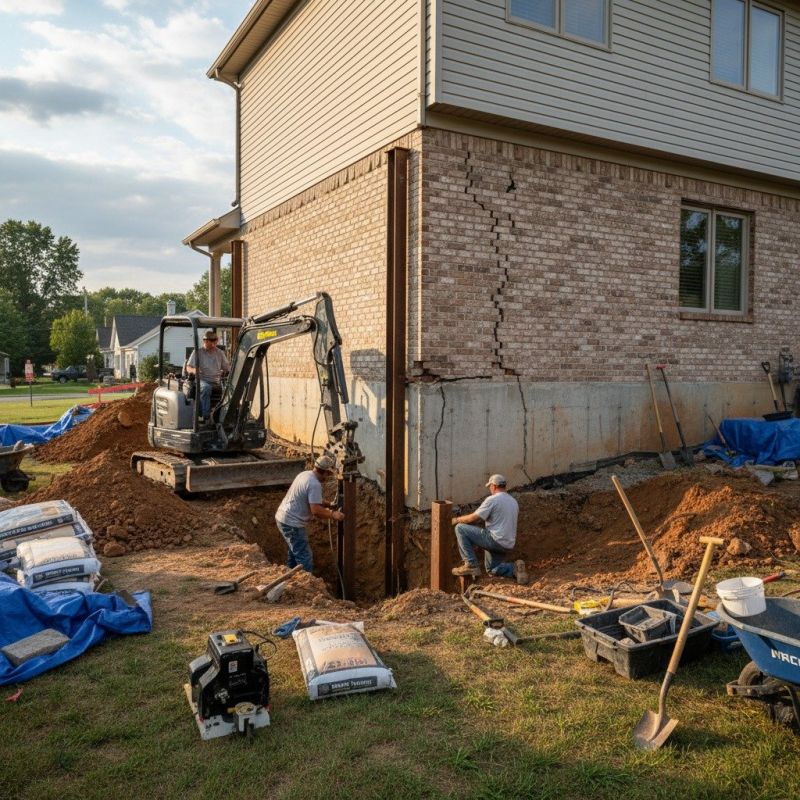 Foundation Structural Repair in Annandale, VA
