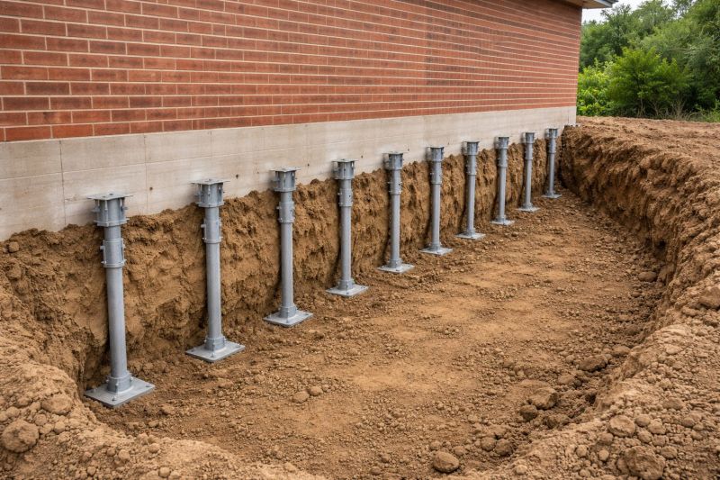 Helical Pile Installation in Fairfax County, VA