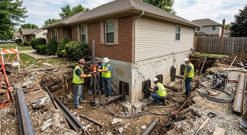 House Foundation Repair in Cabin John, MD
