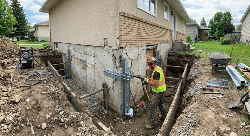 House Foundation Repair in Gainesville, VA