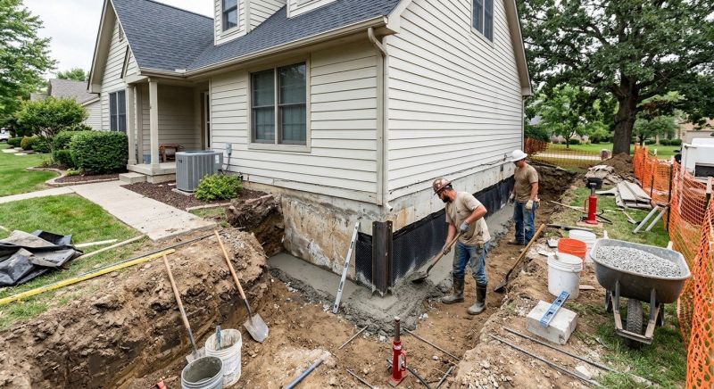 House Foundation Repair in Fairfax County, VA