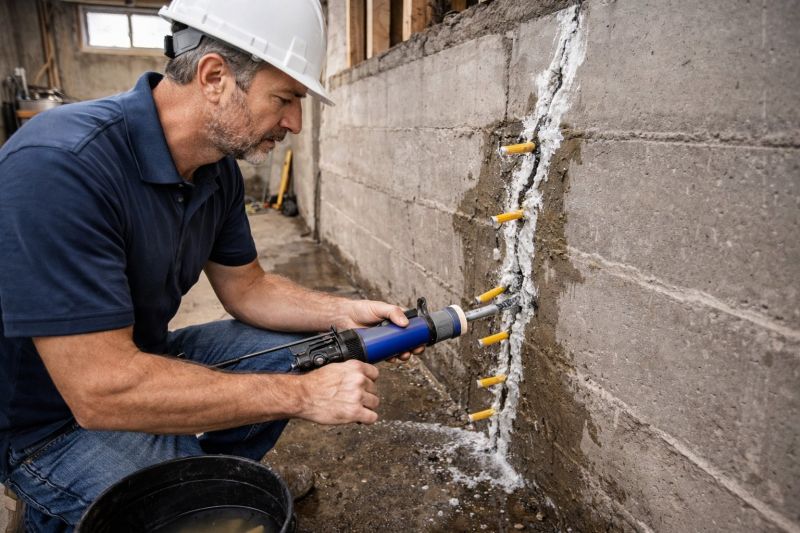 Leaking Foundation Repair in Fairfax County, VA