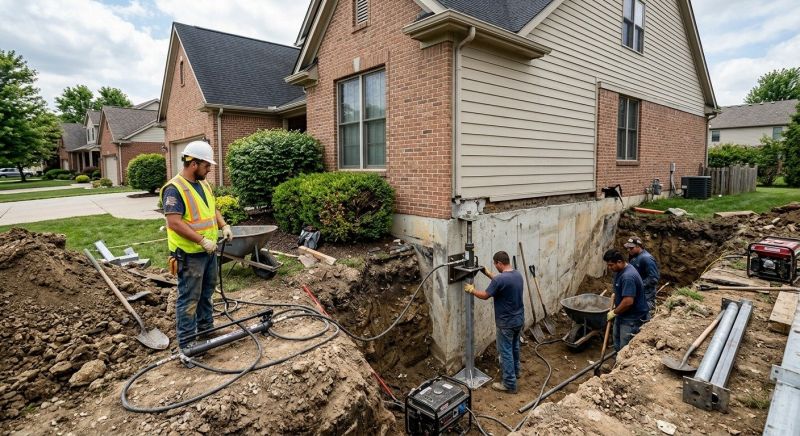 Sinking Foundation Repair in Arlington, VA