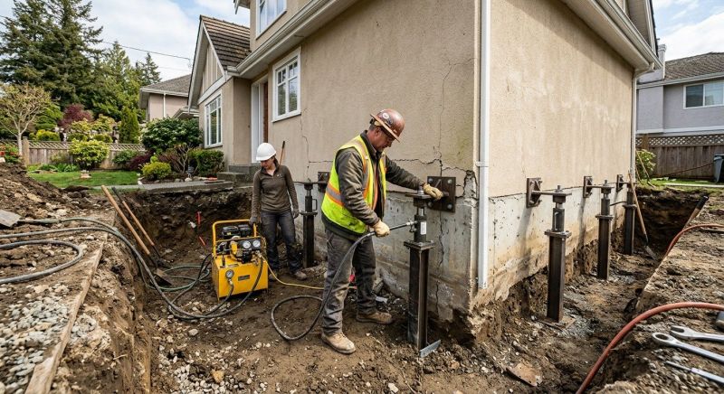 Sinking Foundation Repair in Fort Washington, MD