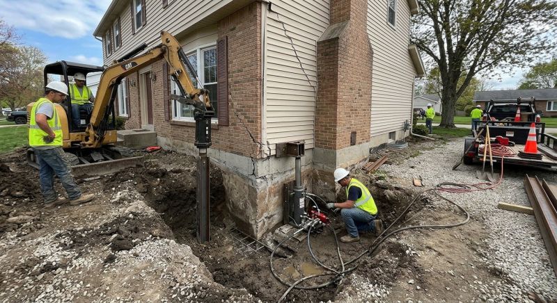 Sinking Foundation Repair in Germantown, MD