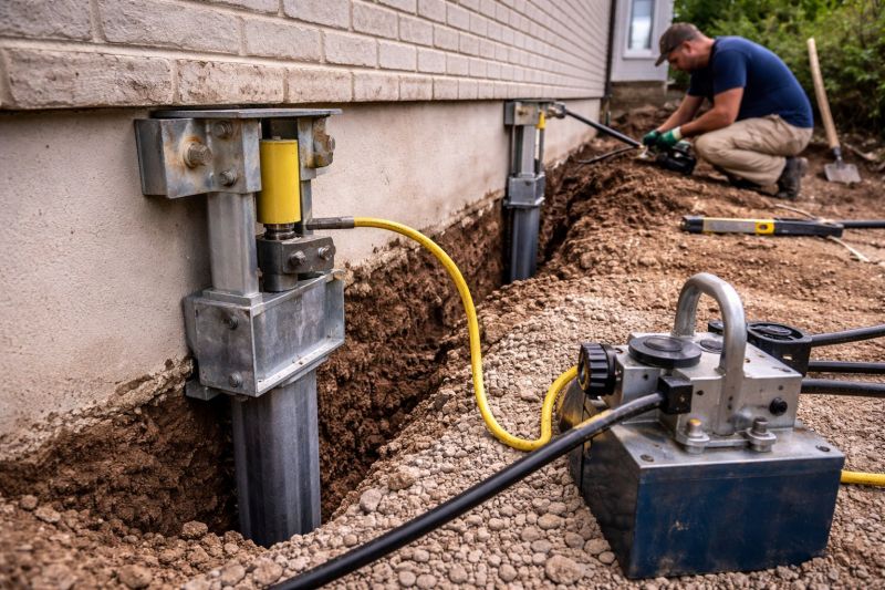 Sinking Foundation Repair in Springfield, VA