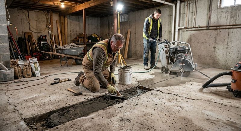 Slab Foundation Repair in Fairfax County, VA