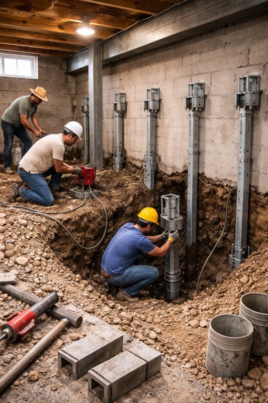 Structural Underpinning in Fairfax County, VA