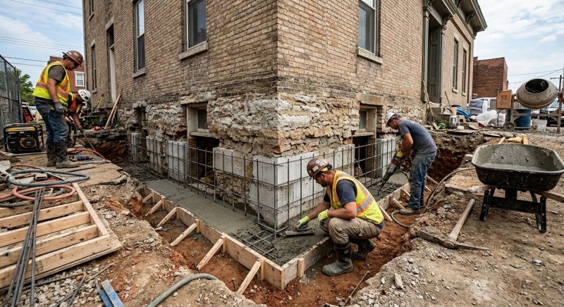 Structural Underpinning in Fairfax County, VA