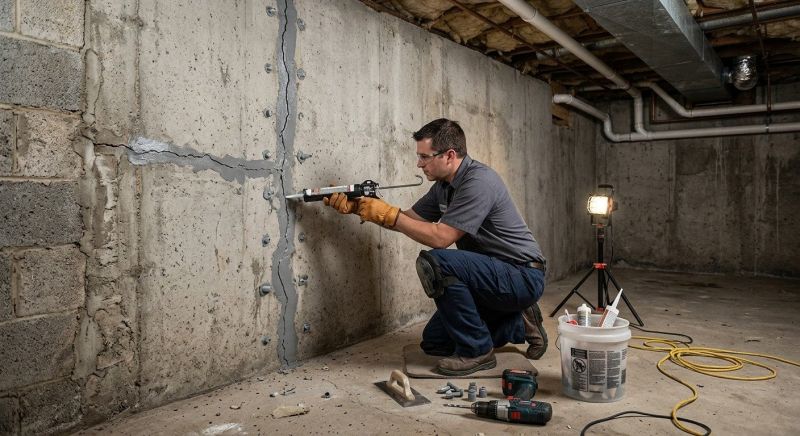 Basement Crack Repair