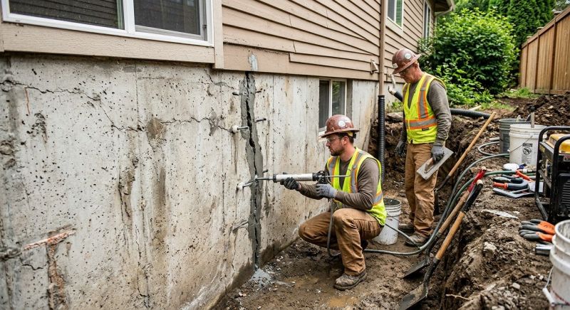 Cracked Foundation Repair in Alexandria, VA
